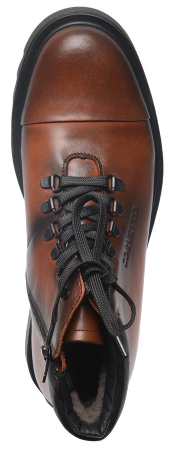 мужские ботинки натуральная кожа / натуральный мех corvetto