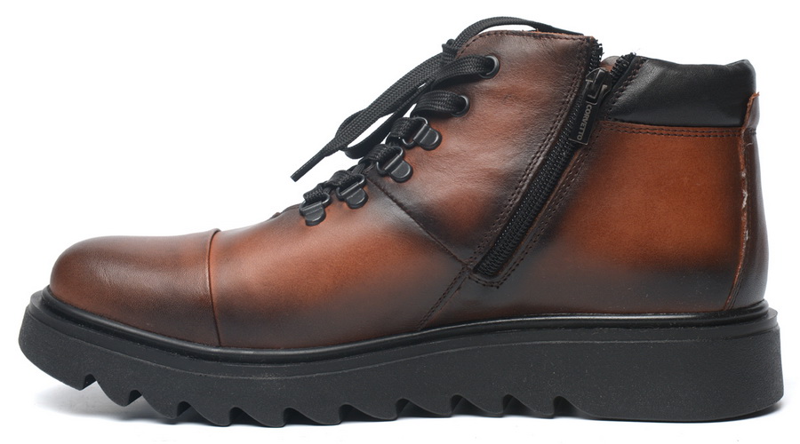 мужские ботинки натуральная кожа / натуральный мех corvetto