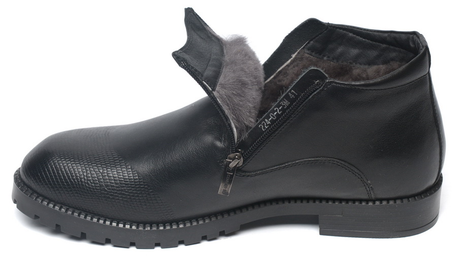 мужские ботинки натуральная кожа / натуральный мех corvetto