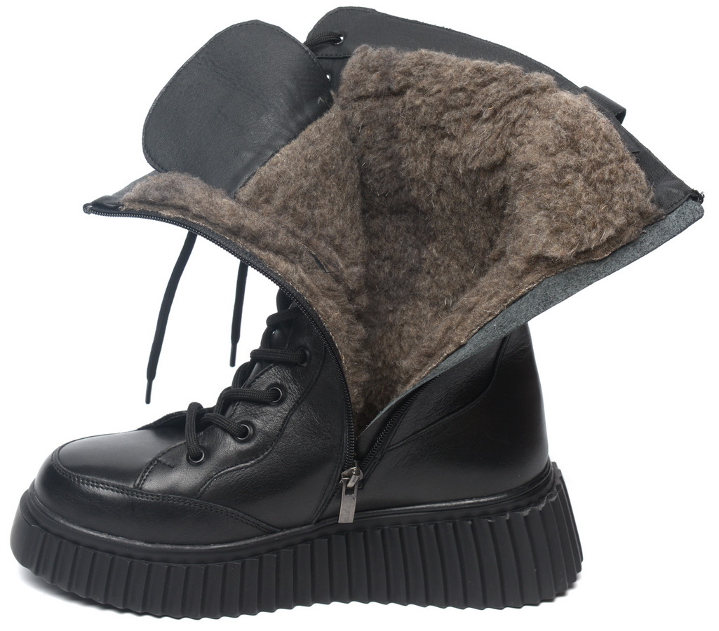 женские сапоги натуральная кожа / шерсть corvetto италия