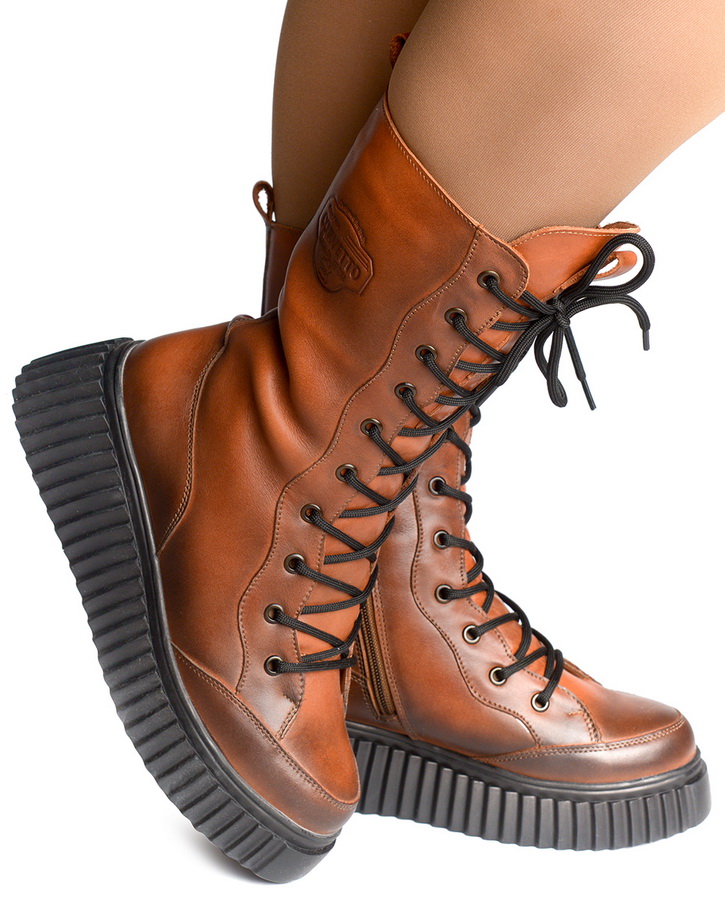 женские сапоги натуральная кожа / шерсть corvetto италия