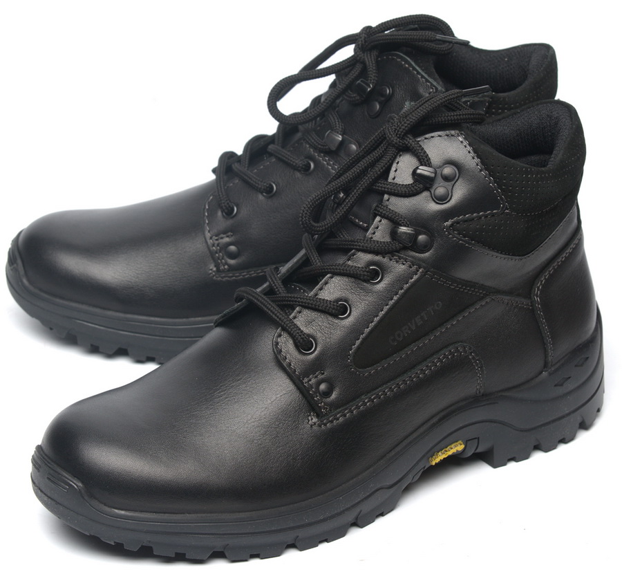 мужские ботинки натуральная кожа / шерсть corvetto