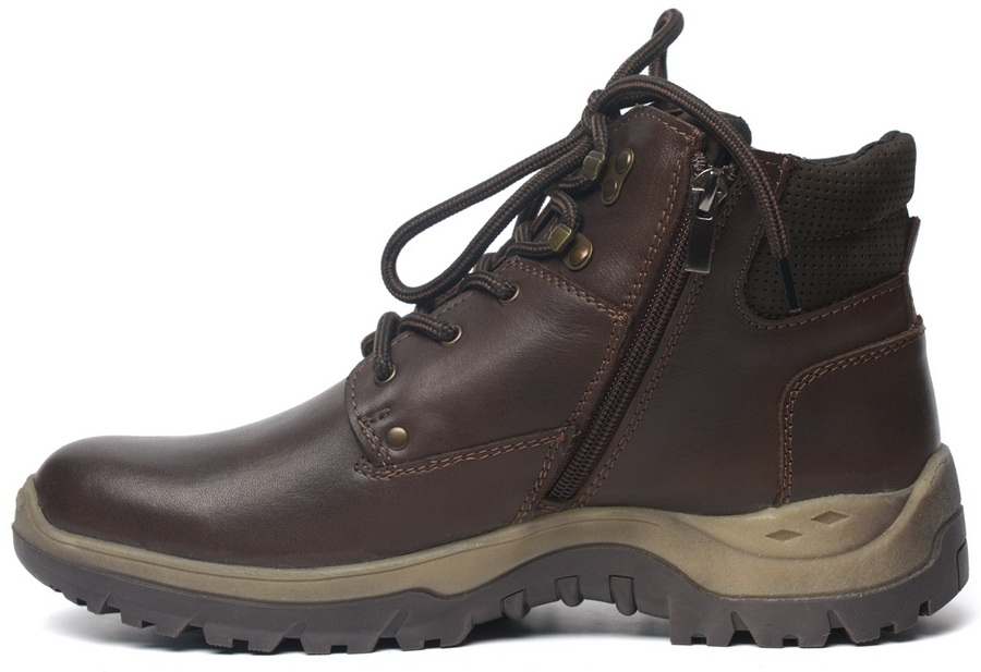 мужские ботинки натуральная кожа / шерсть corvetto