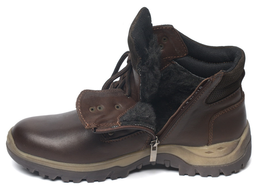 мужские ботинки натуральная кожа / шерсть corvetto