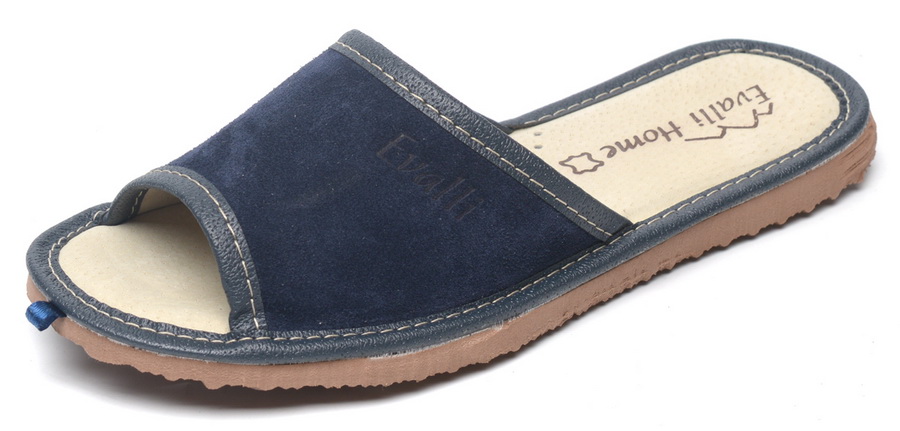 женские тапочки натуральная кожа (замша) evalli 