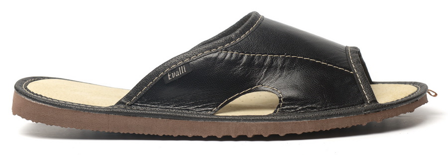 мужские тапочки натуральная кожа evalli россия