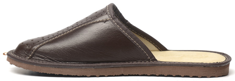 мужские тапочки натуральная кожа evalli россия