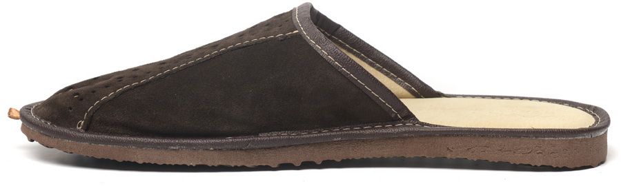 мужские тапочки натуральная кожа (замша) evalli россия