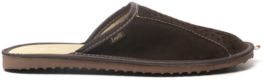 мужские тапочки натуральная кожа (замша) evalli россия