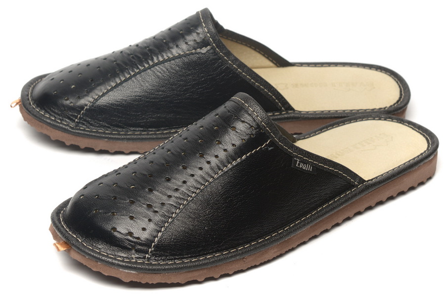 мужские тапочки натуральная кожа (замша) evalli россия