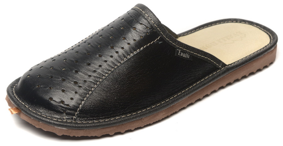 мужские тапочки натуральная кожа (замша) evalli россия
