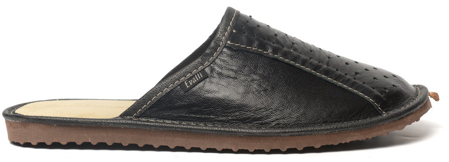 мужские тапочки натуральная кожа (замша) evalli россия