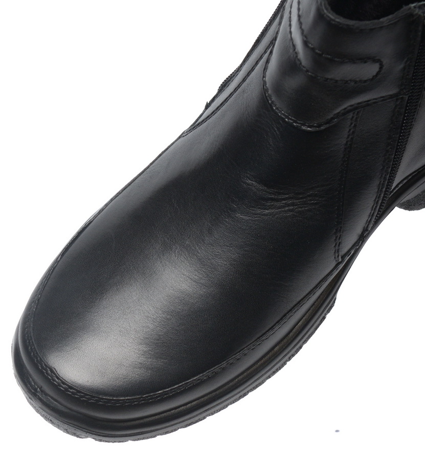 мужские ботинки натуральная кожа/ натуральный мех росвест россия