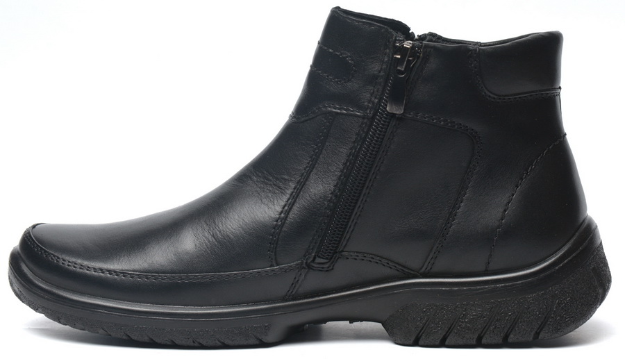 мужские ботинки натуральная кожа/ натуральный мех росвест россия