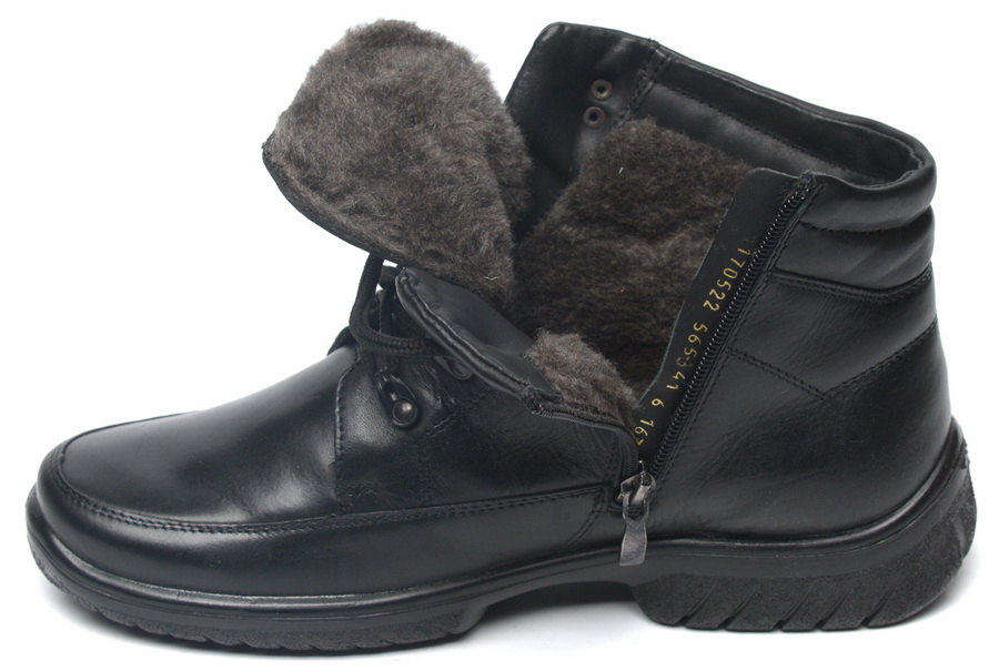 мужские ботинки натуральная кожа / шерсть росвест россия