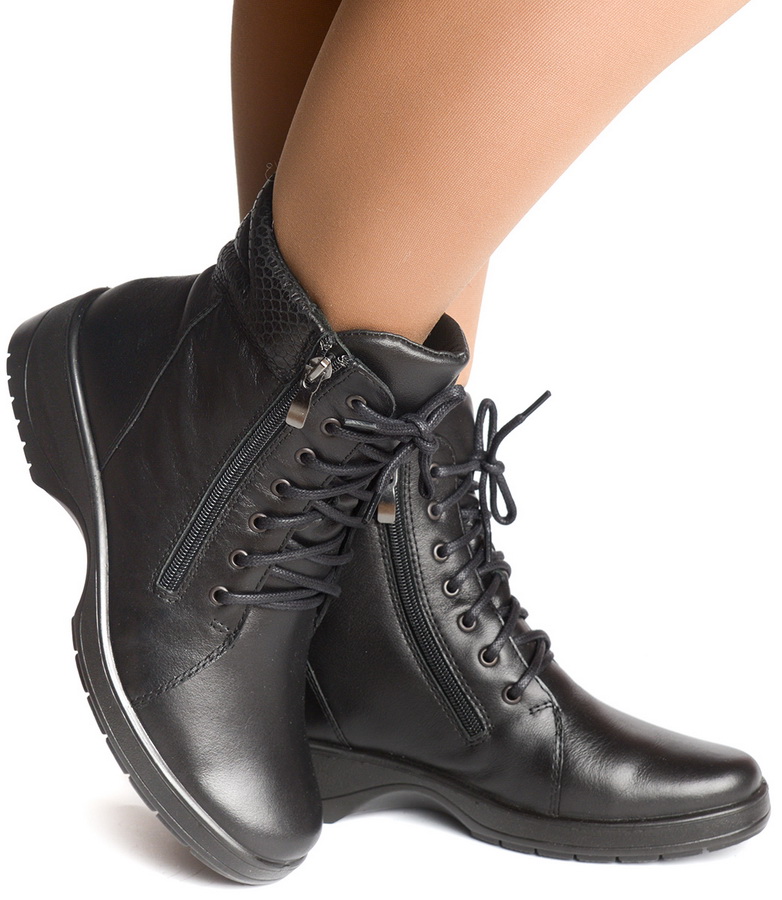 женские ботинки натуральная кожа / шерсть росвест россия