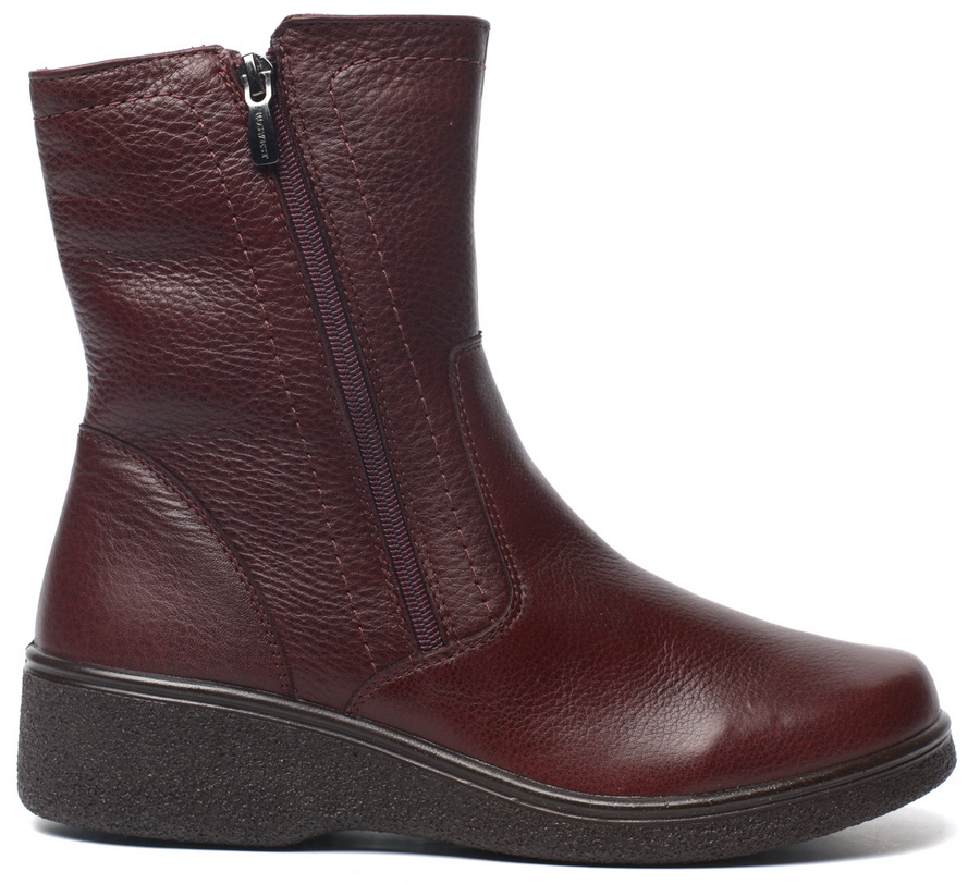 женские полусапоги натуральная кожа / шерсть росвест россия