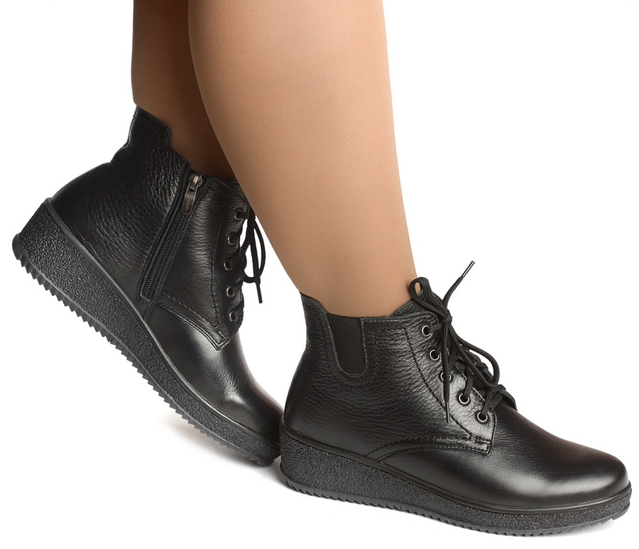 женские ботинки натуральная кожа  / шерсть марко беларусь