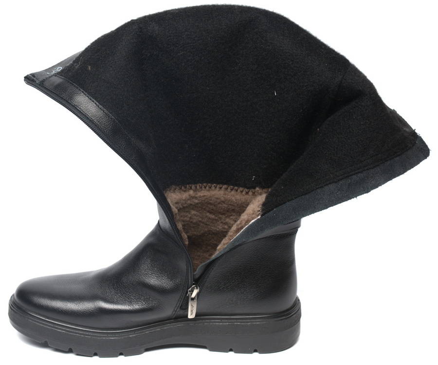 женские сапоги натуральная кожа  / натуральный мех + байка марко беларусь