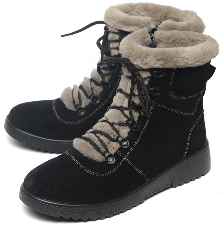 женские ботинки натуральная кожа (велюр) / шерсть марко беларусь