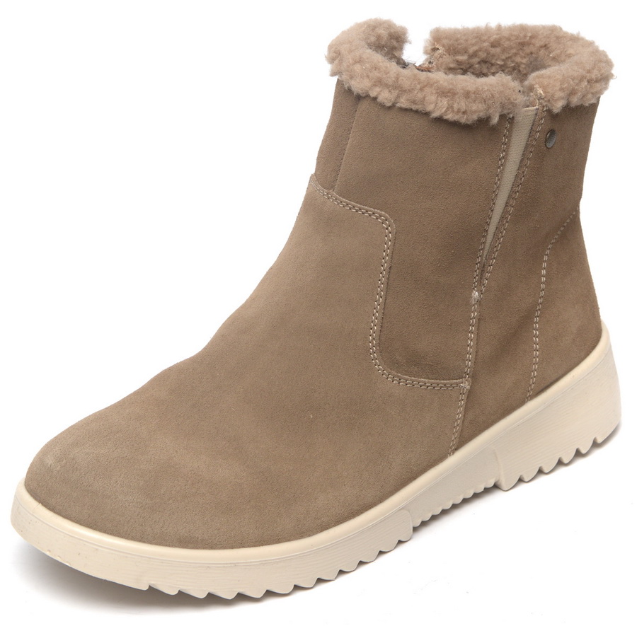 женские ботинки натуральная кожа (велюр) / шерсть марко беларусь