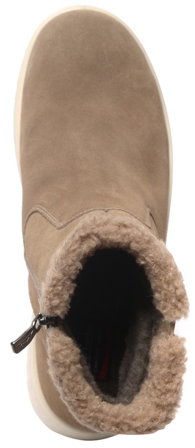 женские ботинки натуральная кожа (велюр) / шерсть марко беларусь