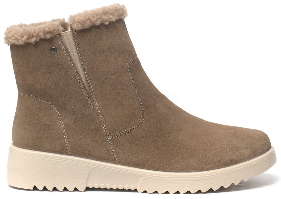 женские ботинки натуральная кожа (велюр) / шерсть марко беларусь