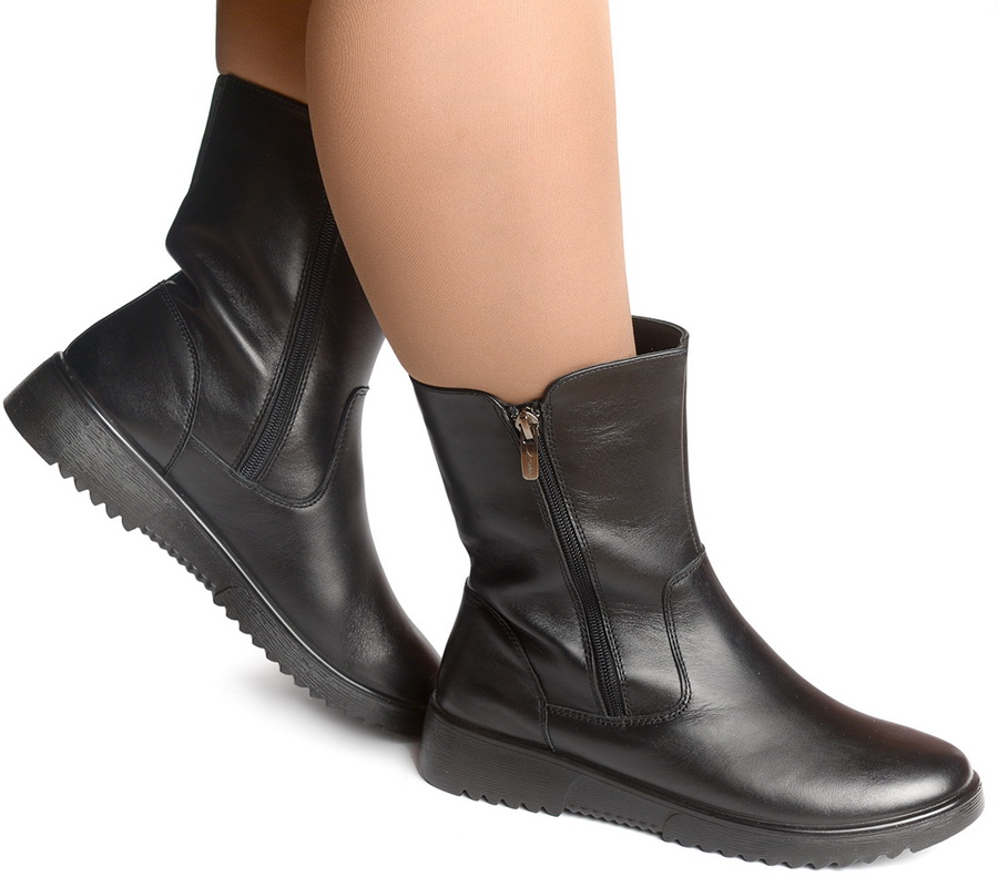 женские полусапоги натуральная кожа / шерсть марко беларусь