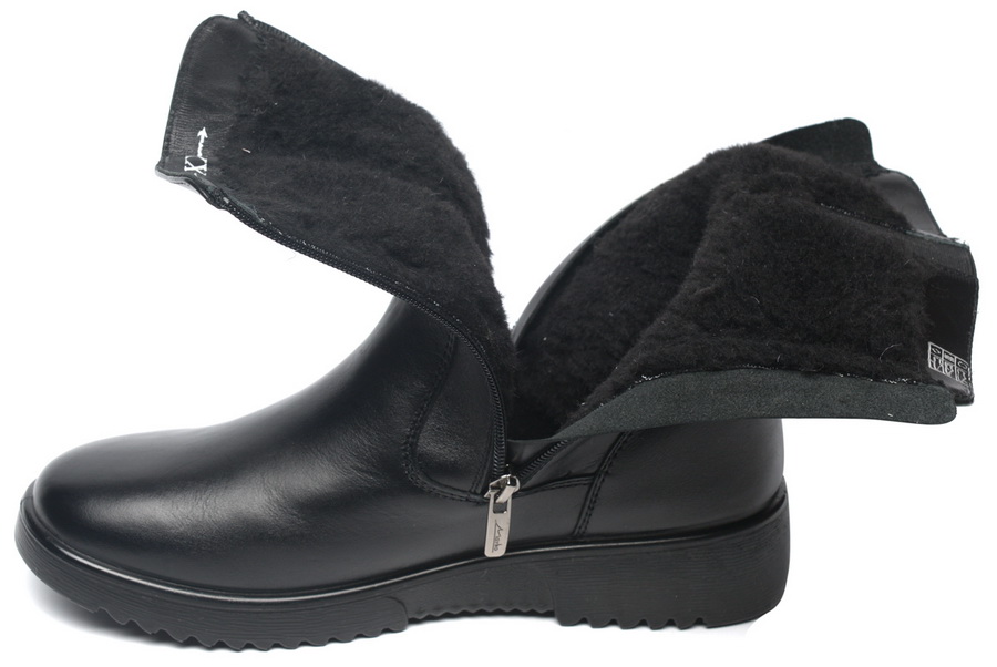 женские полусапоги натуральная кожа / шерсть марко беларусь