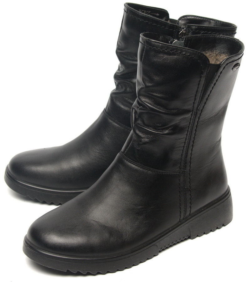 женские сапоги натуральная кожа / шерсть марко беларусь