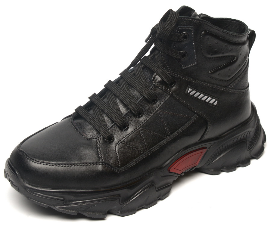 мужские кроссовки натуральная кожа / шерсть corvetto