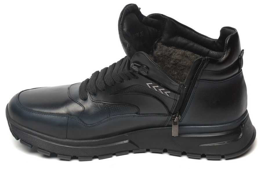 мужские кроссовки натуральная кожа / шерсть corvetto