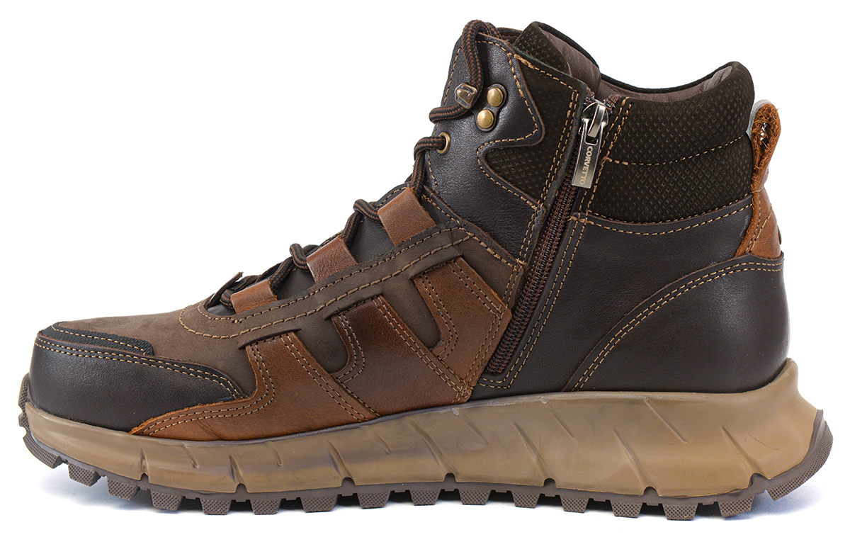 мужские кроссовки натуральная кожа / шерсть corvetto