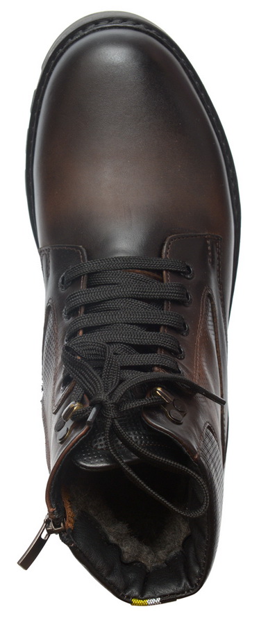 мужские ботинки натуральная кожа / шерсть corvetto