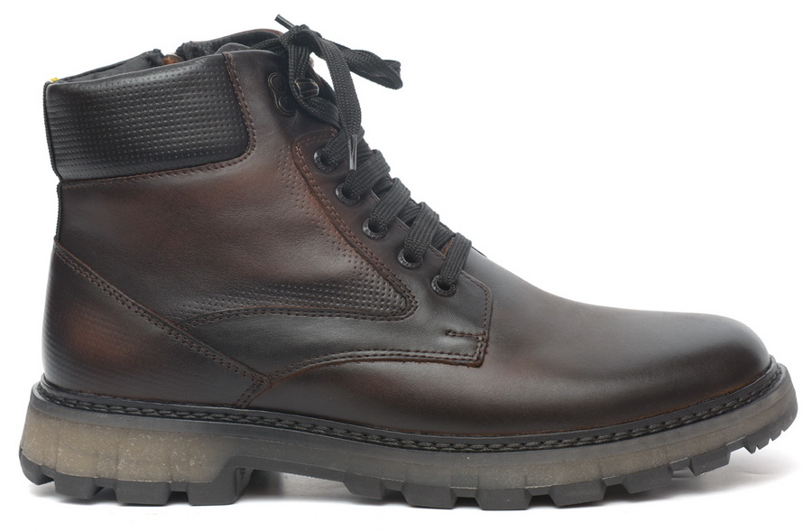 мужские ботинки натуральная кожа / шерсть corvetto