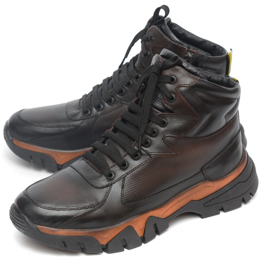 мужские кроссовки натуральная кожа / шерсть corvetto