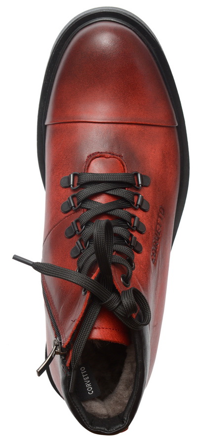 мужские ботинки натуральная кожа / натуральный мех corvetto