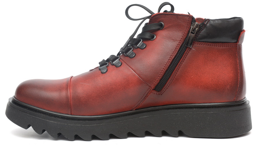 мужские ботинки натуральная кожа / натуральный мех corvetto