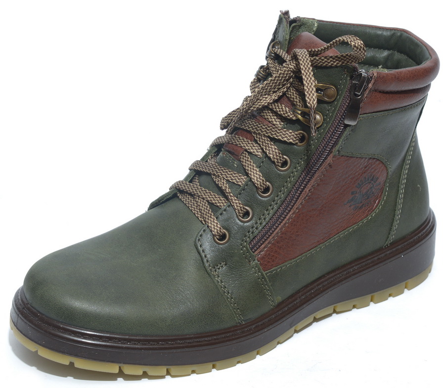 мужские ботинки натуральная кожа / шерсть росвест россия