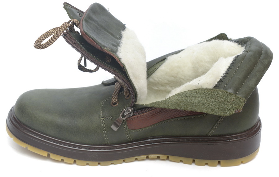 мужские ботинки натуральная кожа / шерсть росвест россия