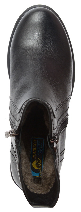 женские полусапоги натуральная кожа / шерсть росвест россия