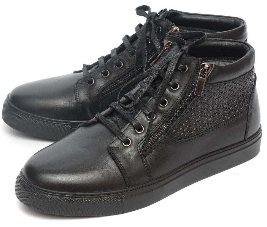 мужские ботинки натуральная кожа / натуральный мех gugu германия