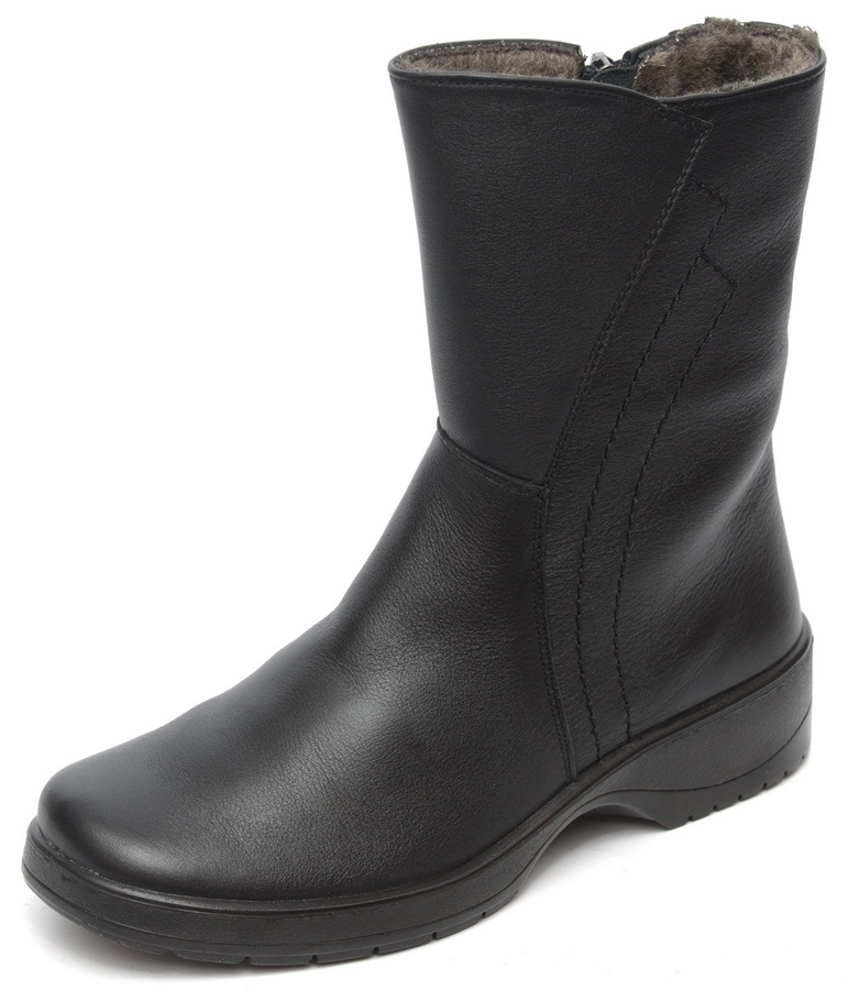 женские сапоги натуральная кожа / шерсть росвест россия