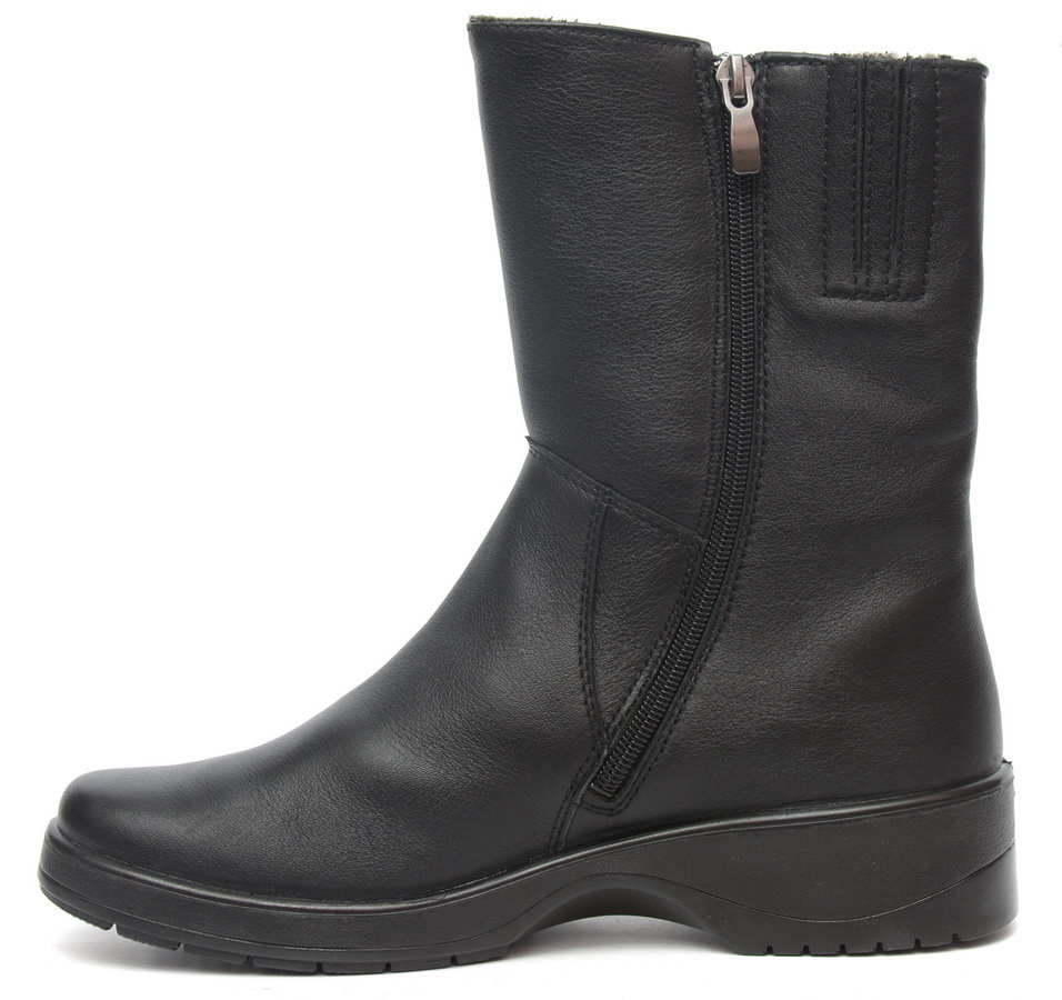 женские сапоги натуральная кожа / шерсть росвест россия