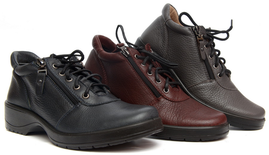 женские полуботинки натуральная кожа / байка росвест россия