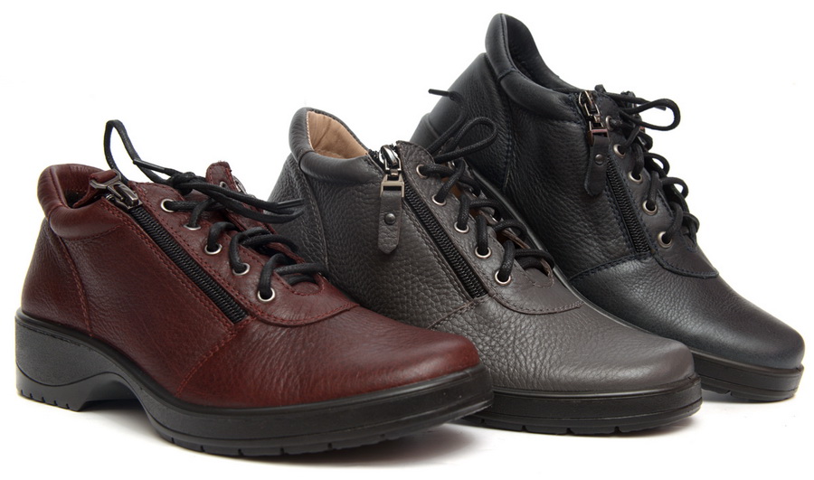 женские полуботинки натуральная кожа / байка росвест россия