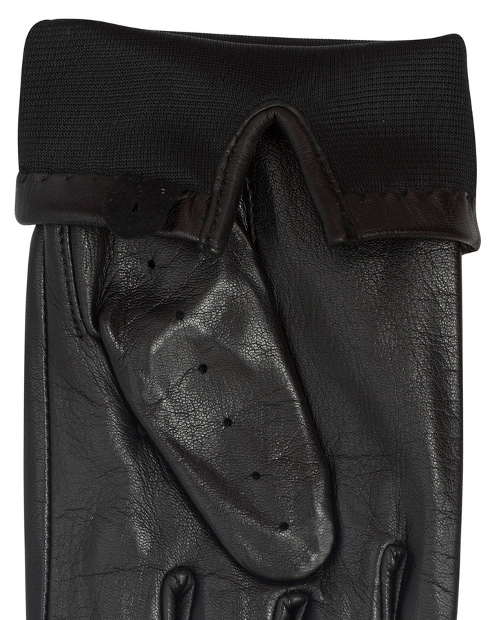 женские перчатки кожа козленка/ шелк