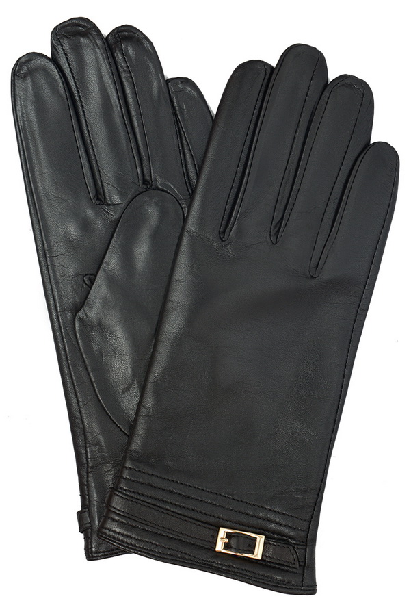 женские перчатки кожа ягненка / шерсть 