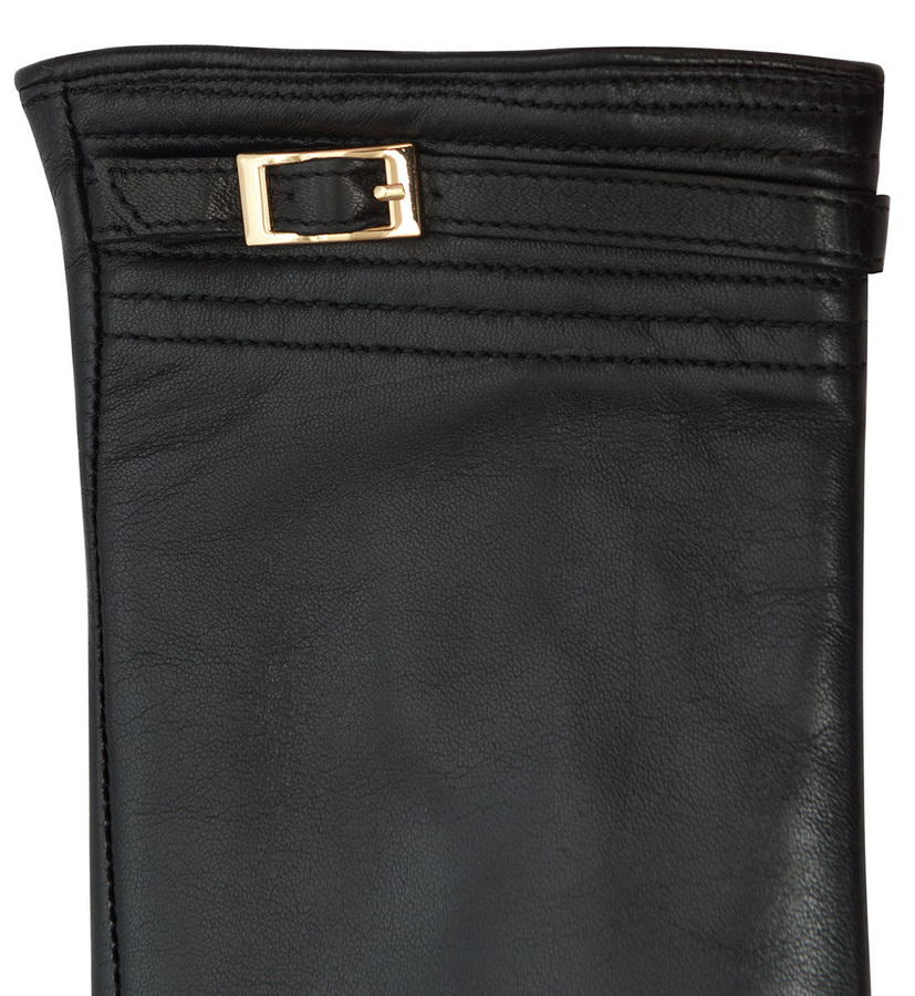 женские перчатки кожа ягненка / шерсть 