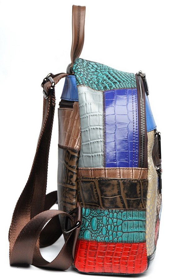 женский рюкзак натуральная кожа kikilok корея